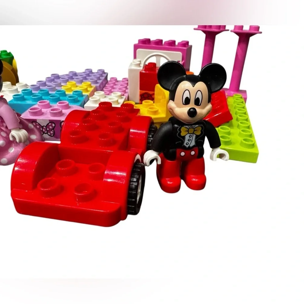 Lego Duplo Mixed Mickey & Minnie Lot: Figures Train Cars Blocks